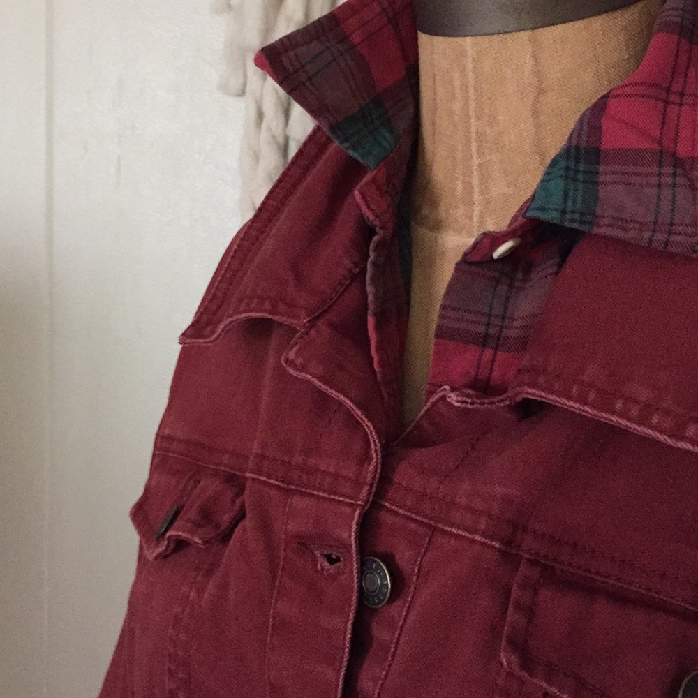 Red Barn Jacket  //  Denim Jacket